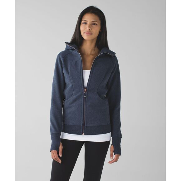 Lululemon Women’s Scuba Hoodie III | Heathered Blue Size 4– Performance Luxe - Picture 11 of 11